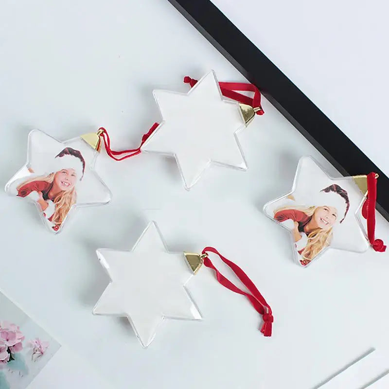 🎁 Boule Photo Personnalisable de Noël – Souvenir Unique à Suspendre