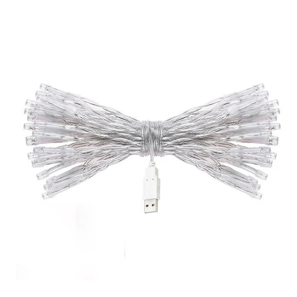 Guirlande lumineuse LED pour sapin de Noël – Décoration féérique pour intérieur et extérieur