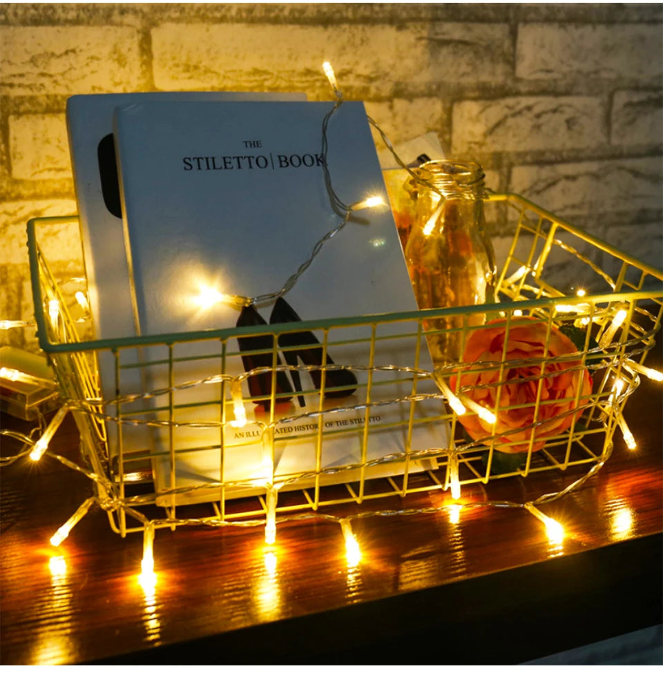 Guirlande lumineuse LED pour sapin de Noël – Décoration féérique pour intérieur et extérieur