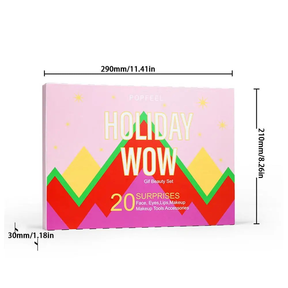 Calendrier de l’Avent de Noël – Coffret maquillage 24 surprises beauté