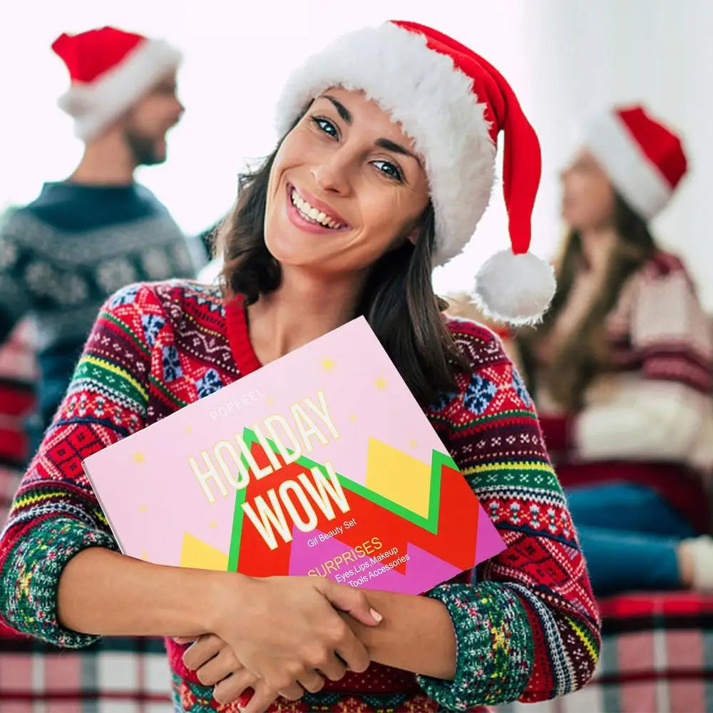 Calendrier de l’Avent de Noël – Coffret maquillage 24 surprises beauté