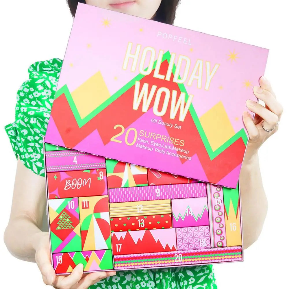 Calendrier de l’Avent de Noël – Coffret maquillage 24 surprises beauté