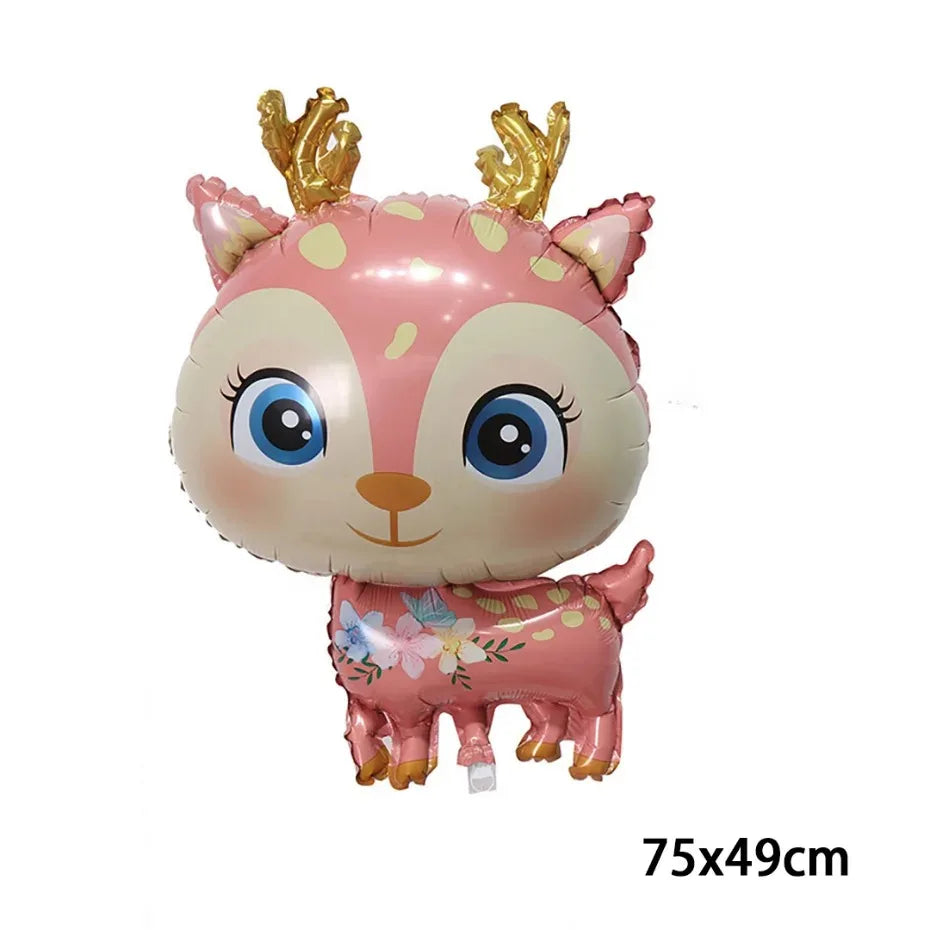 Ballons de Noël Joyeux “Merry Christmas” – Décorations gonflables Père Noël, Renne et Elfes