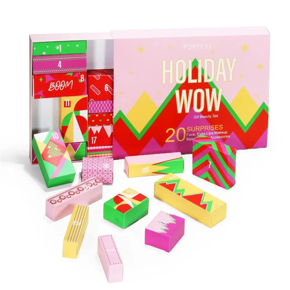 Calendrier de l’Avent de Noël – Coffret maquillage 24 surprises beauté
