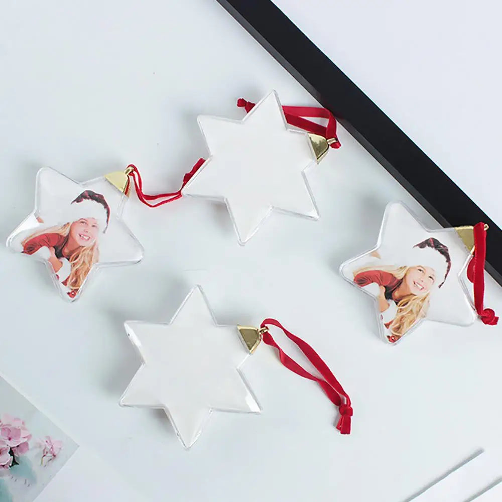 🎁 Boule Photo Personnalisable de Noël – Souvenir Unique à Suspendre