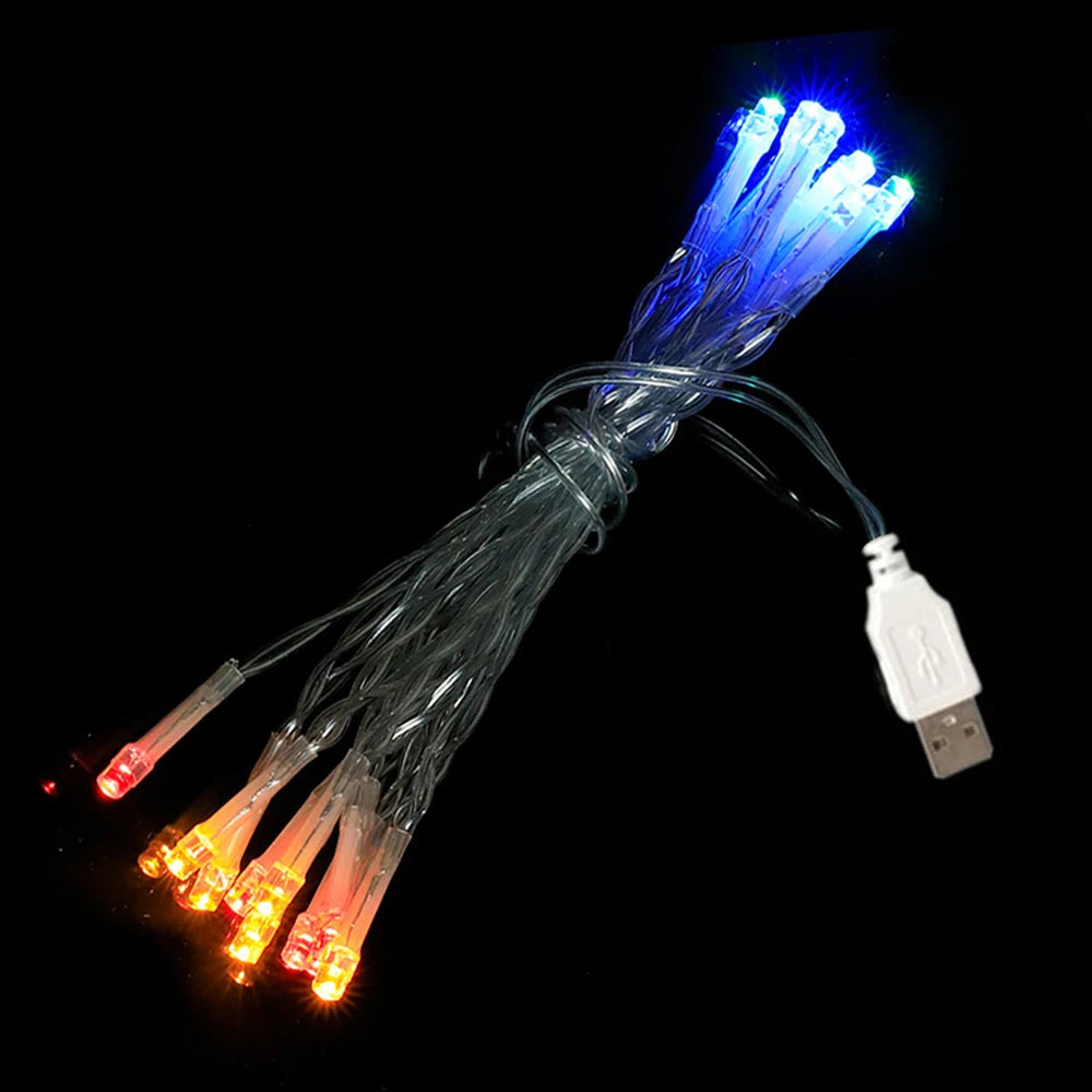 Guirlande lumineuse LED pour sapin de Noël – Décoration féérique pour intérieur et extérieur