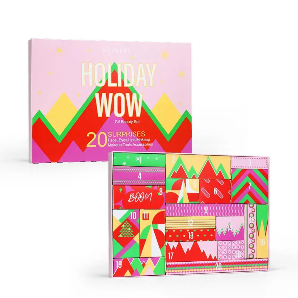 Calendrier de l’Avent de Noël – Coffret maquillage 24 surprises beauté